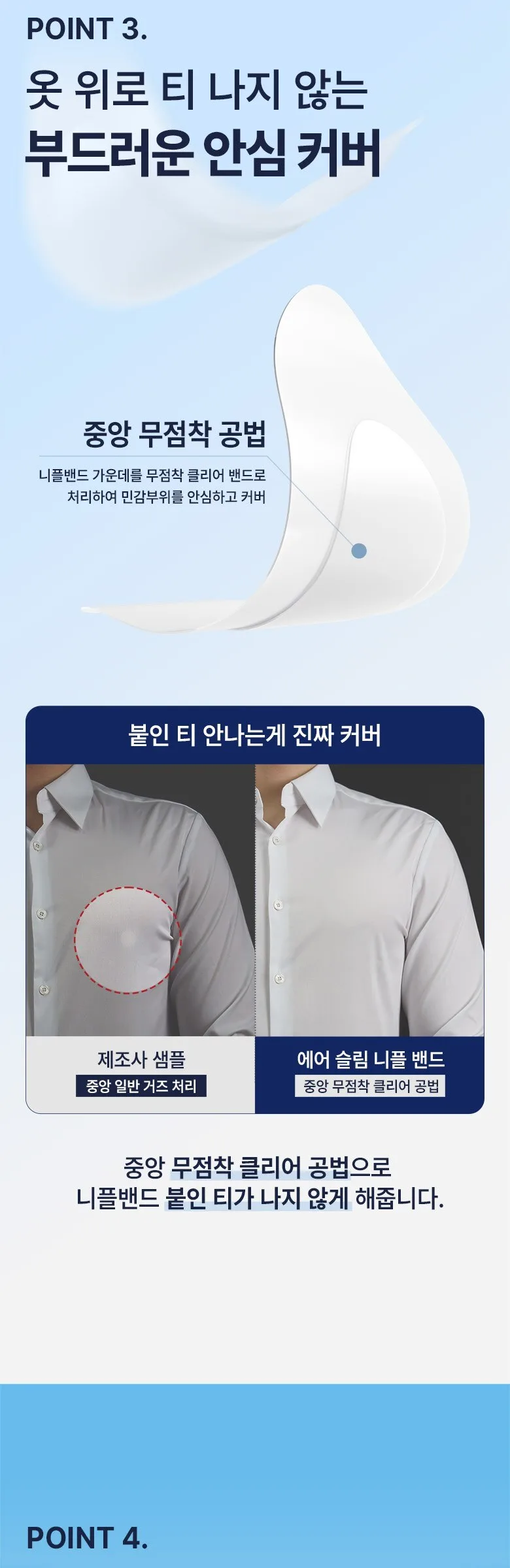DASHU Air Slim Nipple Band Clear Type 52EA Detail