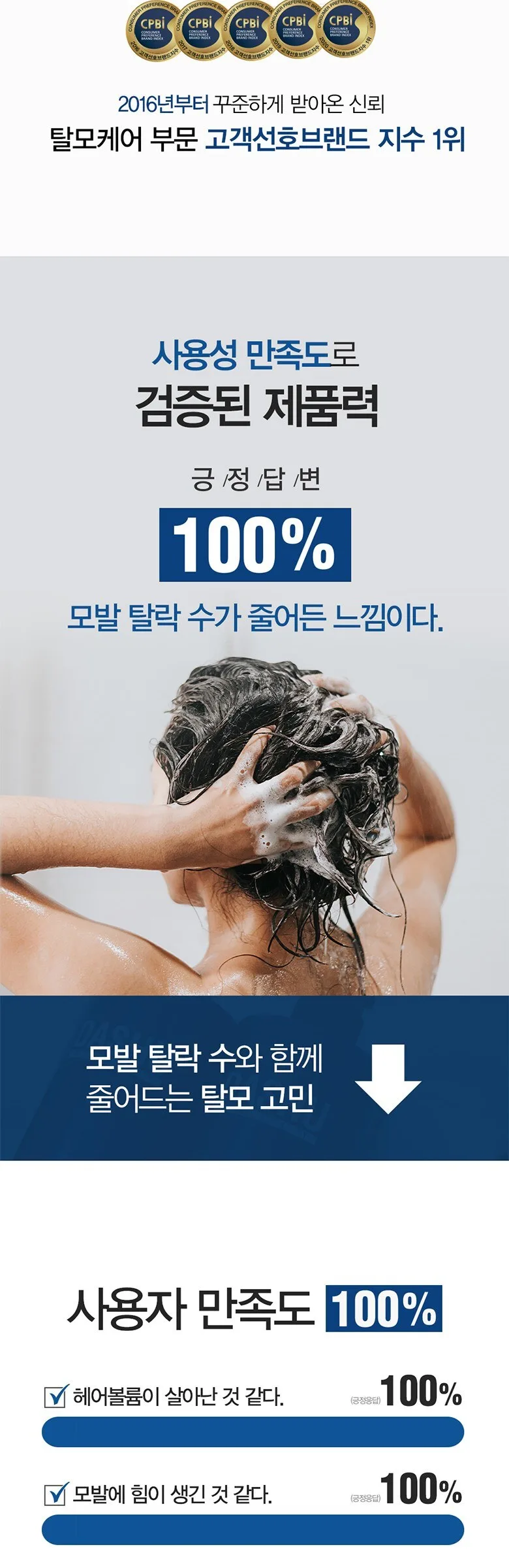 DASHU DAILY Anti-Hair Loss Scalp Shampoo 1,000ml x 2 Detail