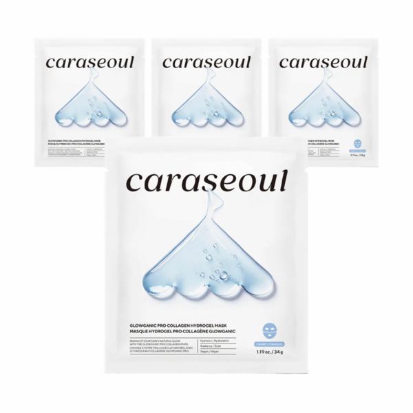caraseoul Glowganic Pro Collagen Hydrogel Mask 34g x 4ea
