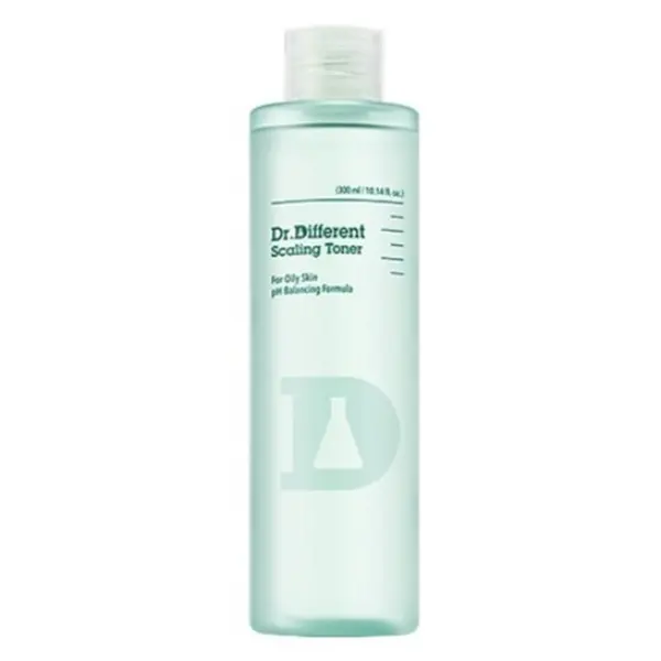 Dr.Different Scaling Toner 300ml - For Oily Skin, pH Balancing Formula