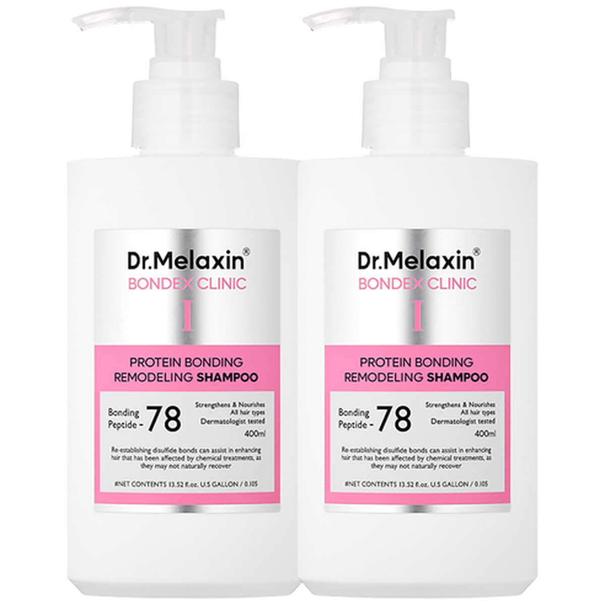 Dr.Melaxin BONDEX CLINIC Protein Bonding Remodeling Shampoo 400ml+400ml