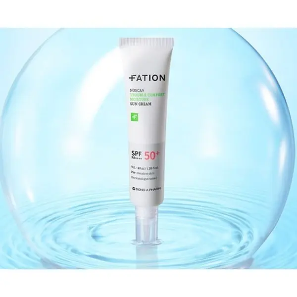 FATION NOSCA9 Trouble Comfort Moisture Sun Cream SPF 50+ PA++++ 40ml