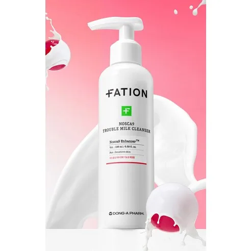 FATION NOSCA9 Trouble Milk Cleanser 195ml - Image 3