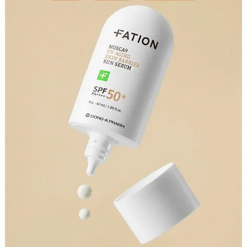 FATION NOSCA9 UV AGING SKIN BARRIER SUN SERUM SPF50+ PA++++ 40ml - Image 2