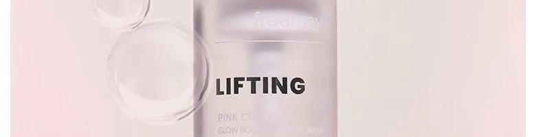 freemay LIFTING PINK COLLAGEN GLOW BOOSTER BUBBLE MASK 95ml Detail
