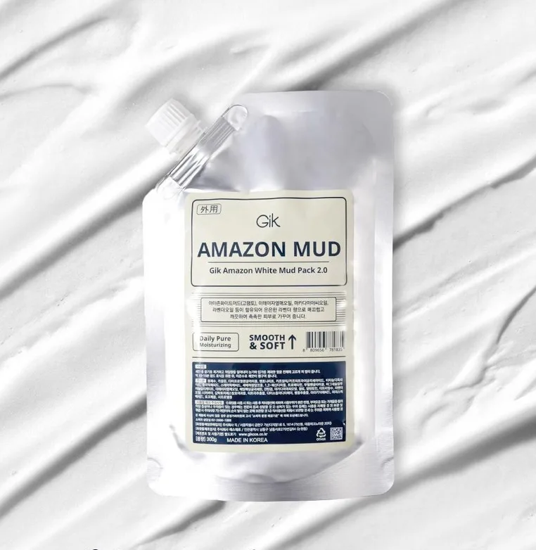 Gik Amazon White Mud Pack 2.0 300g - Deep Care Wash-Off Clay Mask - Image 2