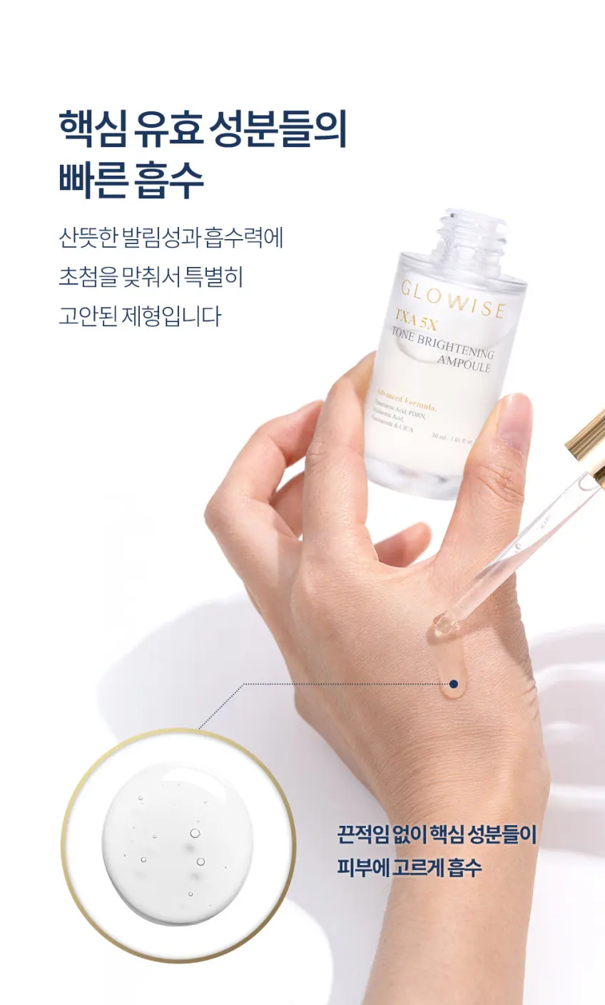 GLOWISE TXA 5X Tone Brightening Ampoule 30ml Detail