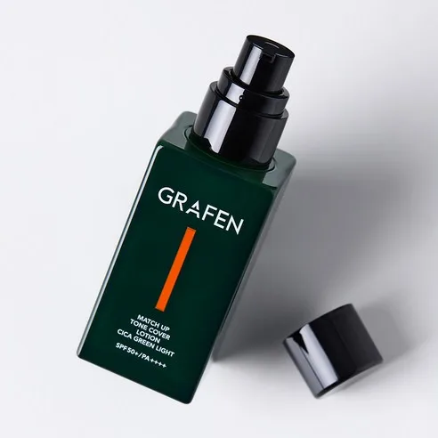 GRAFEN Match Up Tone Cover Lotion CICA Green Light 50ml + 10ml Set - Image 3
