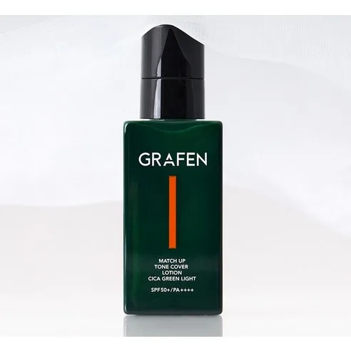 GRAFEN Match Up Tone Cover Lotion CICA Green Light 50ml + 10ml Set - Image 4