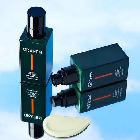 GRAFEN Match Up Tone Cover Lotion CICA Green Light 50ml + 10ml Set - Image 5