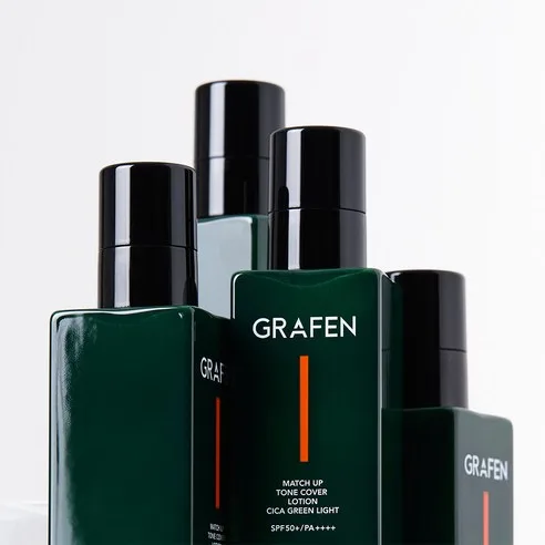 GRAFEN Match Up Tone Cover Lotion CICA Green Light 50ml + 10ml Set - Image 6