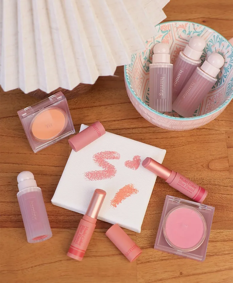 HAMING Multi Color Blur Pastel Eye, Cheek & Lip Base (2 Colors) Detail