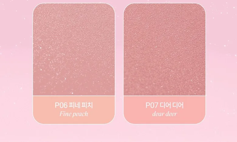 haming Multi Coloring Powder Blur 1ea (7 Colors, 03 Lighting) - Korean Cheek Blush Powder Detail