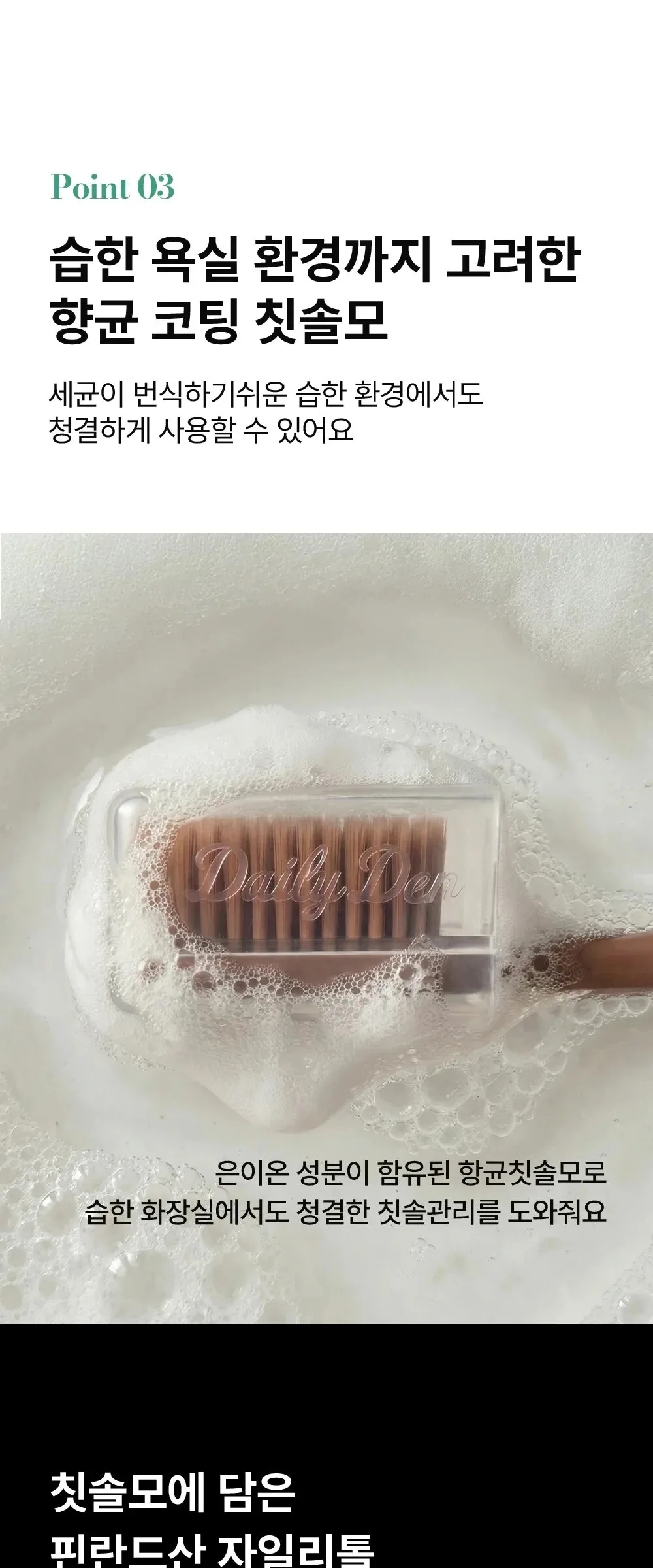 Daily Den Xylitol Wing Toothbrush 7 Pack Detail