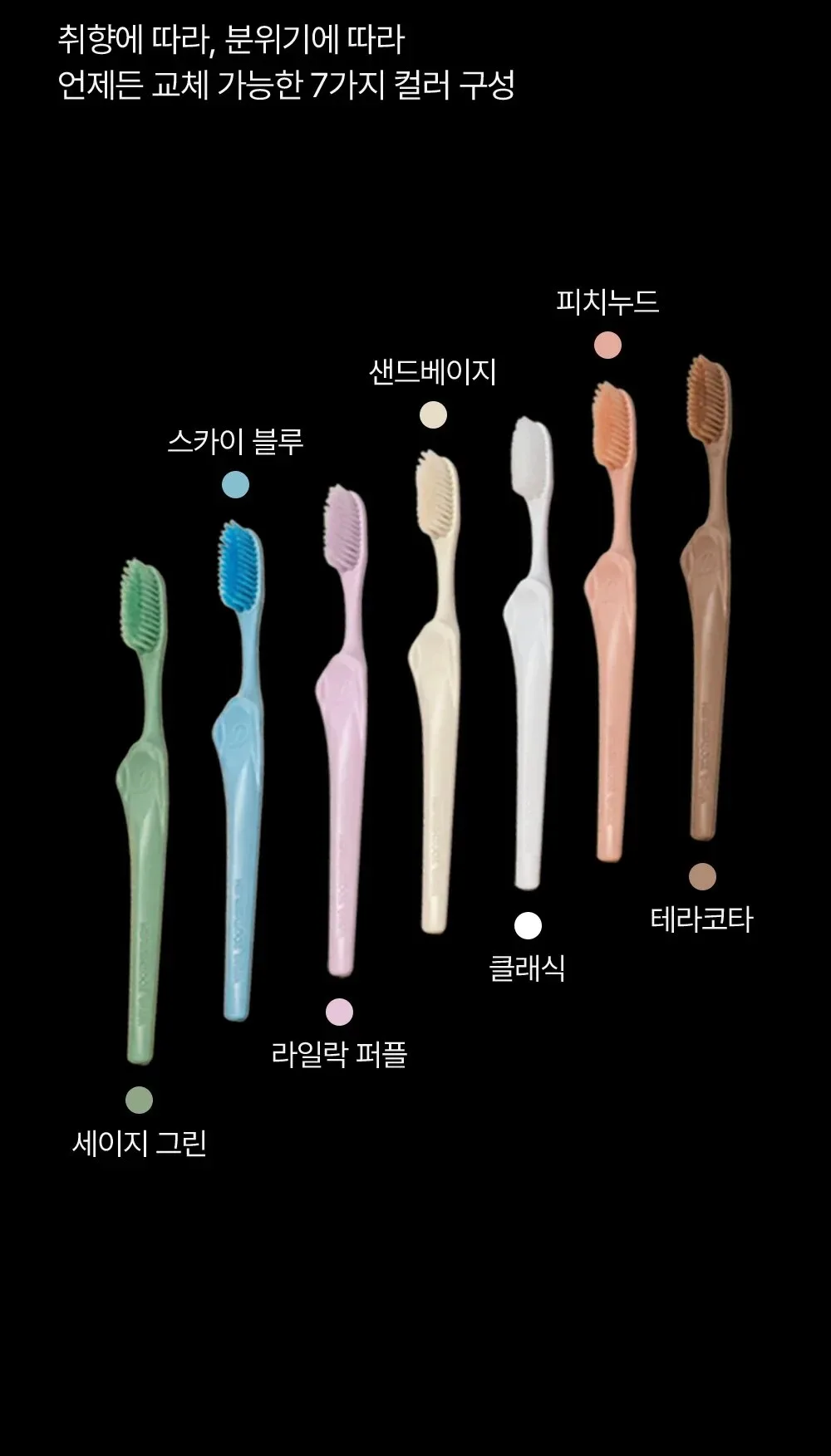 Daily Den Xylitol Wing Toothbrush 7 Pack Detail