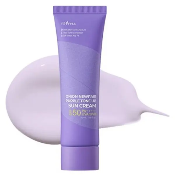 Isntree Onion Newpair Purple Tone Up Sun Cream SPF50+ PA++++ 50ml