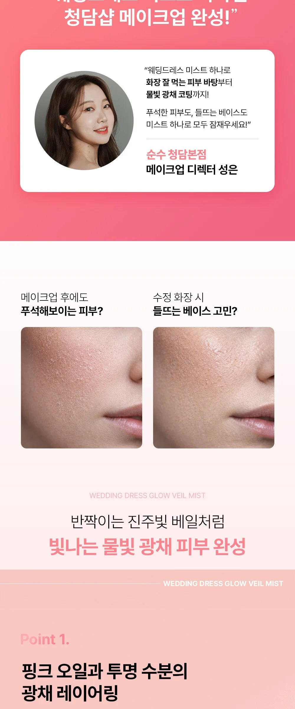 It's Skin Secret Solution Wedding Dress Glow Veil Mist 100g Detail