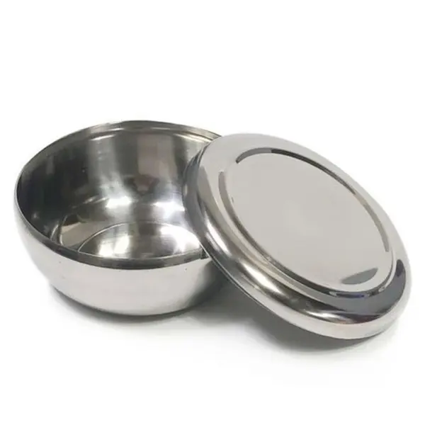 Kitchen Ire Stainless Steel Rice Bowl with Lid Set 10pcs