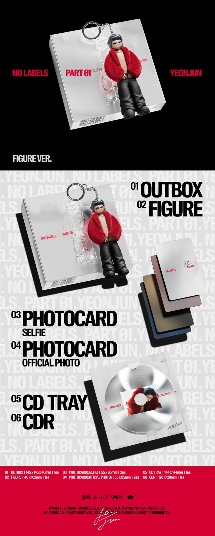 KPOPGLOWSHOP YEONJUN - NO LABELS: PART 01 [Figure Ver] Detail