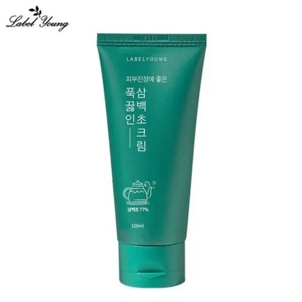 Label Young WELL-BOILED SAURURUS CHINENSIS CREAM 77 100ml