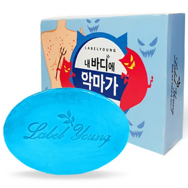 Label young Shocking Salt Bar Soap 90g