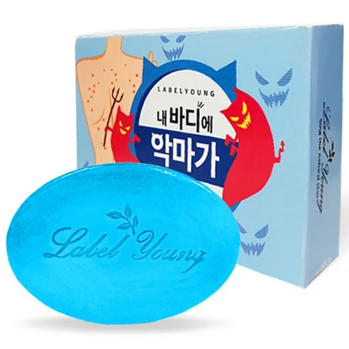 Label young Shocking Salt Bar Soap 90g