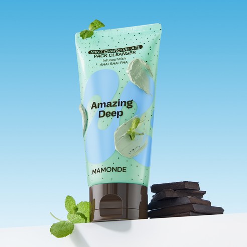 Mamonde Amazing Deep Mint Charcoal-Ate Pack Cleanser 135g