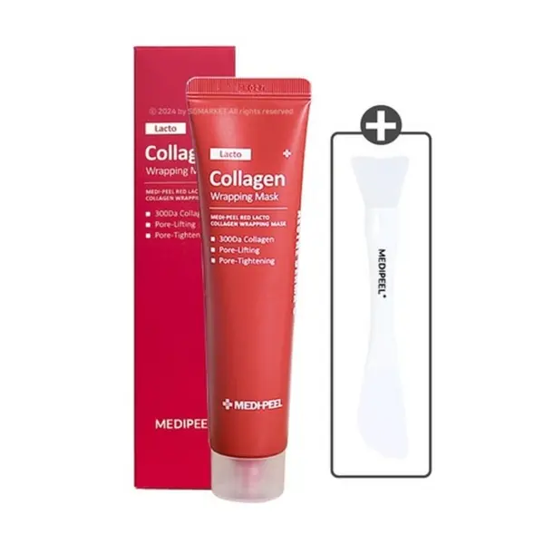 MEDI-PEEL Red Lacto Collagen Wrapping Mask 70ml with Silicone Brush