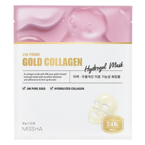 MISSHA 24K PRIME GOLD COLLAGEN HYDROGEL MASK 32g