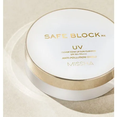 MISSHA Safe Block RX Cover Tone Up Sun Cushion SPF50+ PA++++ 14g - Image 2