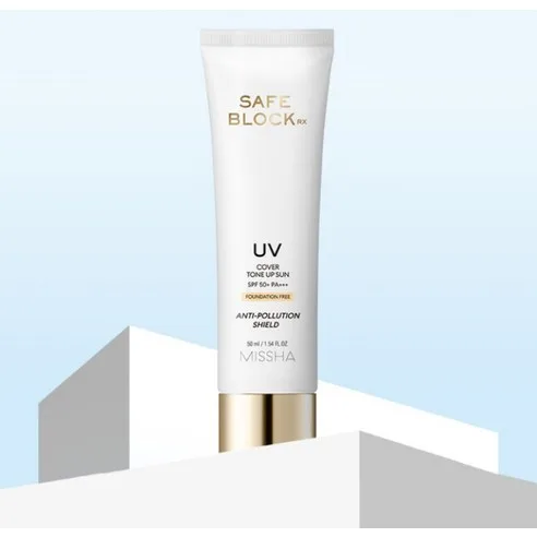 MISSHA SAFE BLOCK RX UV Cover Tone Up Sun SPF50+ PA++++ 50ml - Image 3