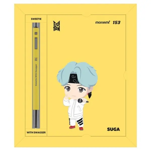 MONAMI TinyTAN 153 ID Note Set SUGA