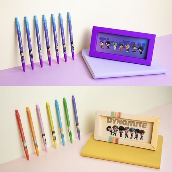 MONAMI TinyTAN BP 153 0.5mm 7-Pen Set