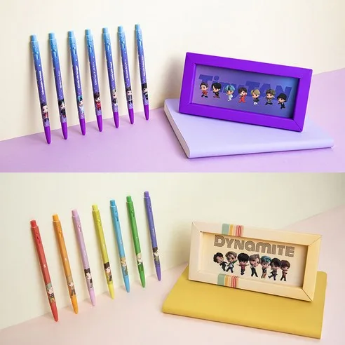 MONAMI TinyTAN BP 153 0.5mm 7-Pen Set