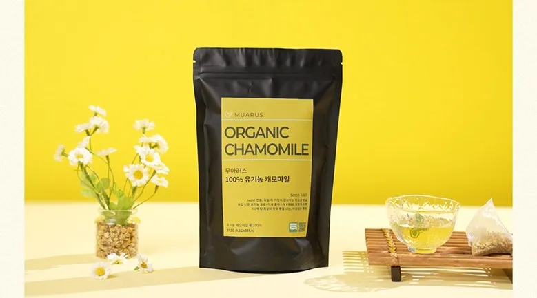 MUARUS Organic Chamomile Tea 1.5g x Variable Quantity EU Certified Detail