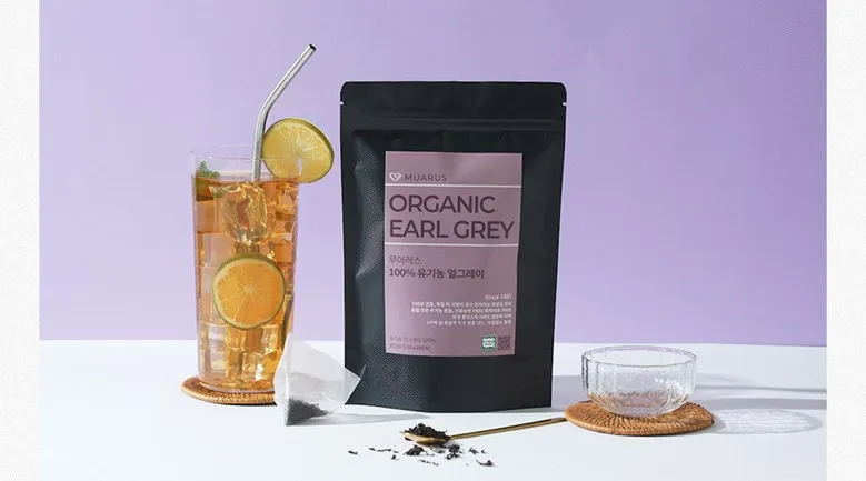 MUARUS Organic Earl Grey Premium Tea Bags 30g (1.5g x 20ea) Detail