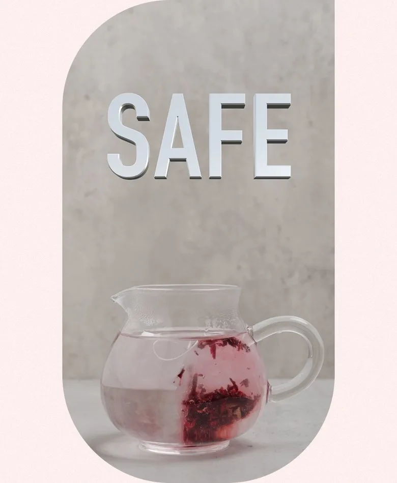 MUARUS Organic Hibiscus Microplastic Free Tea Bags 37.5g (1.5g x 25 bags) Detail