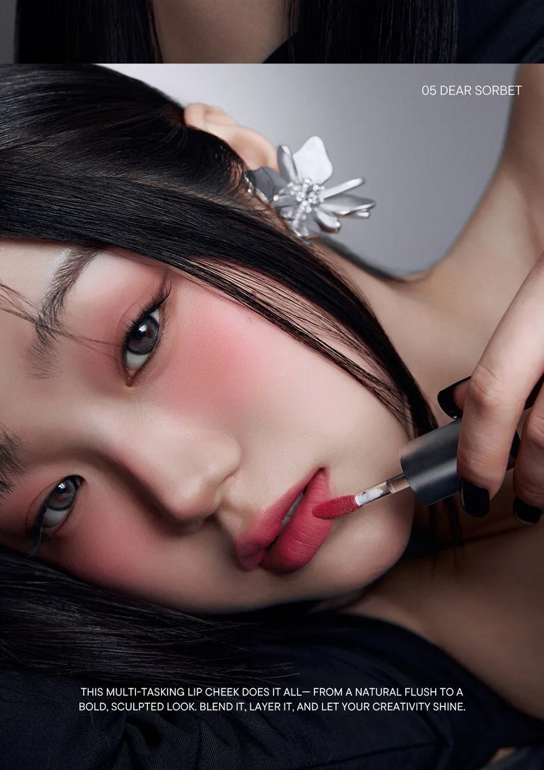 NEVVY MAKEUP Blurring Slip Fit Lip Cheek 1pc - 02 Peony Petal Detail