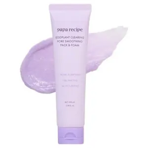 papa recipe Eggplant Clearing Pore Smoothing Pack & Foam 100 ml