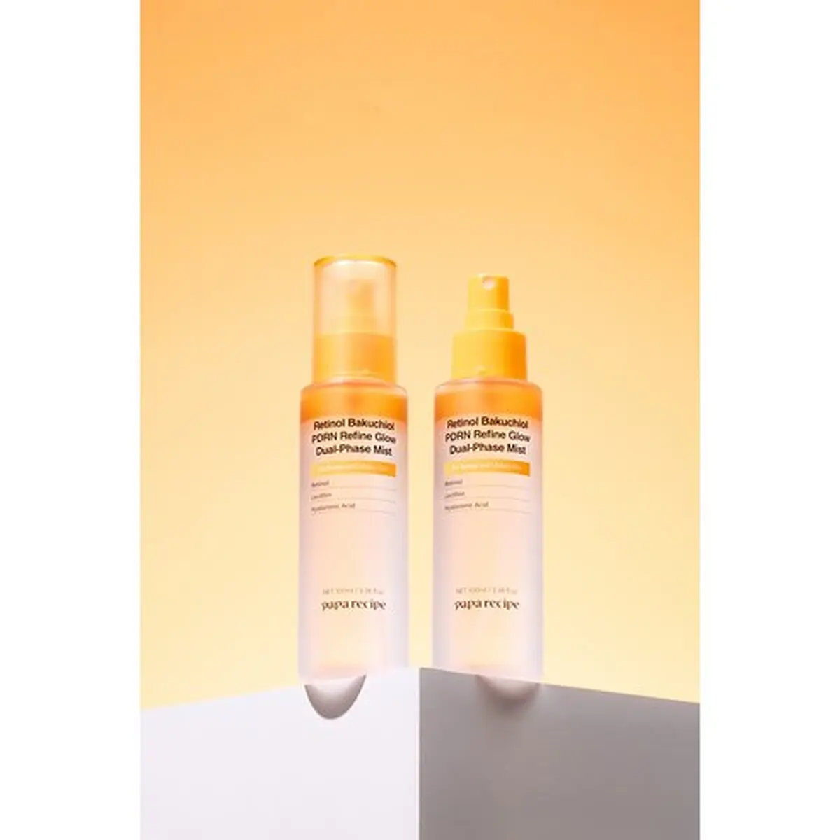 papa recipe Retinol Bakuchiol PDRN Refine Glow Dual-Phase Mist 100ml