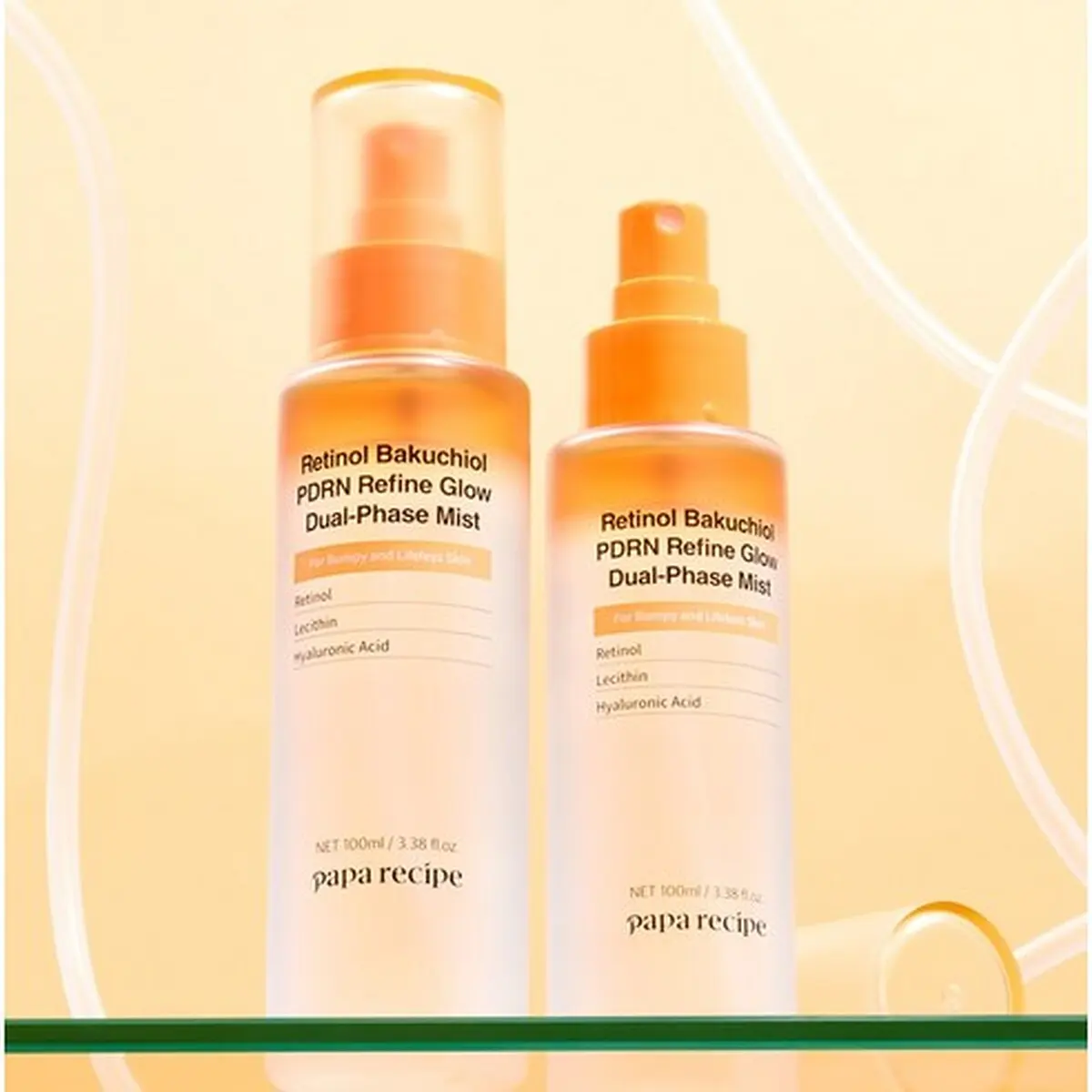 papa recipe Retinol Bakuchiol PDRN Refine Glow Dual-Phase Mist 100ml