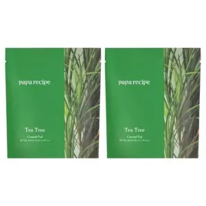papa recipe Tea Tree Control Pad Toner Refill 65ml, 35 pads x 2ea