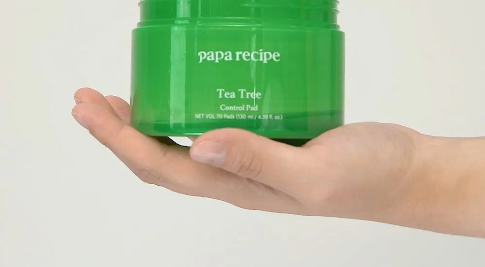 papa recipe Tea Tree Control Pad Toner Refill 65ml, 35 pads x 2 Detail
