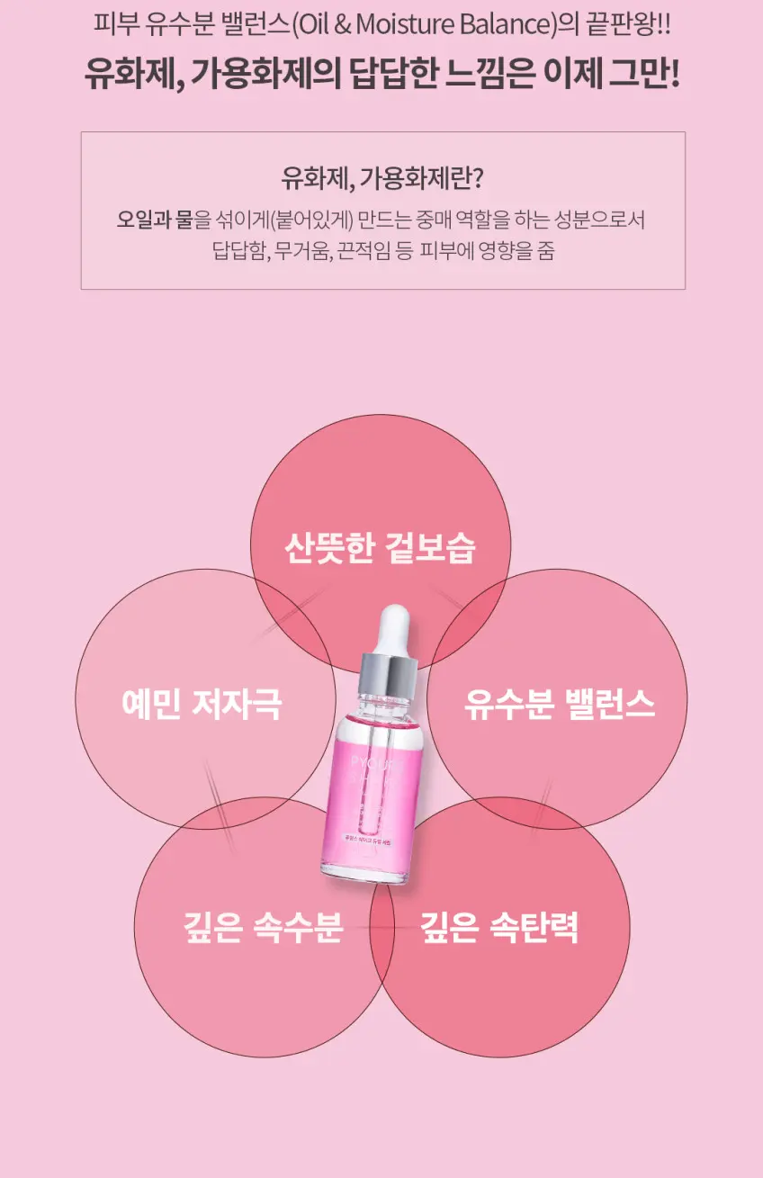 PYOURS Shake Dual Serum 30ml x 2ea | Restoring Oil & Moisture Balance Detail