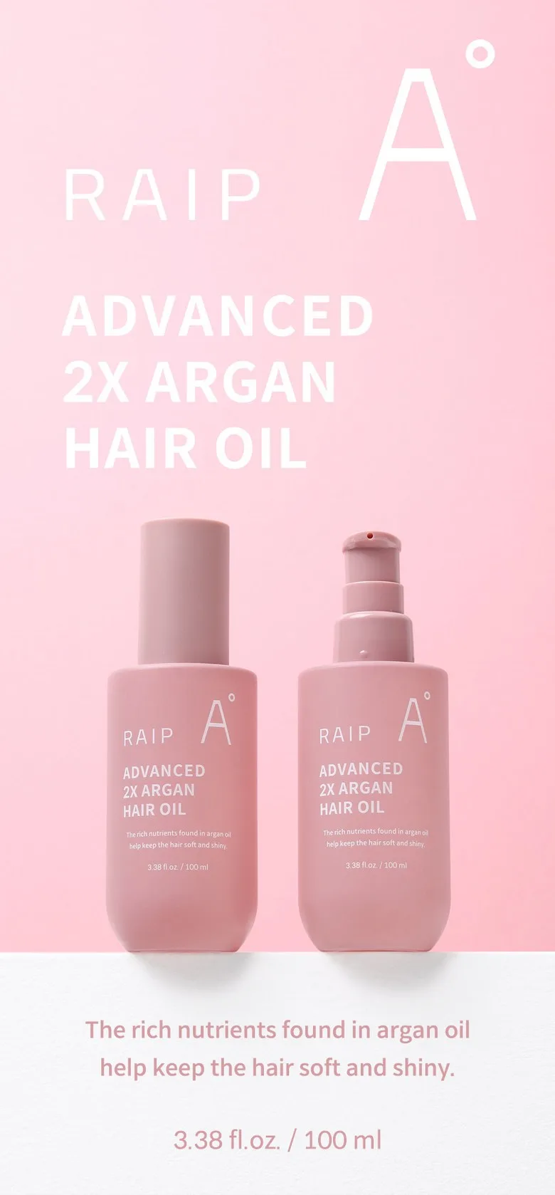 RAIP ADVANCED 2X ARGAN HAIR OIL 100ml Detail