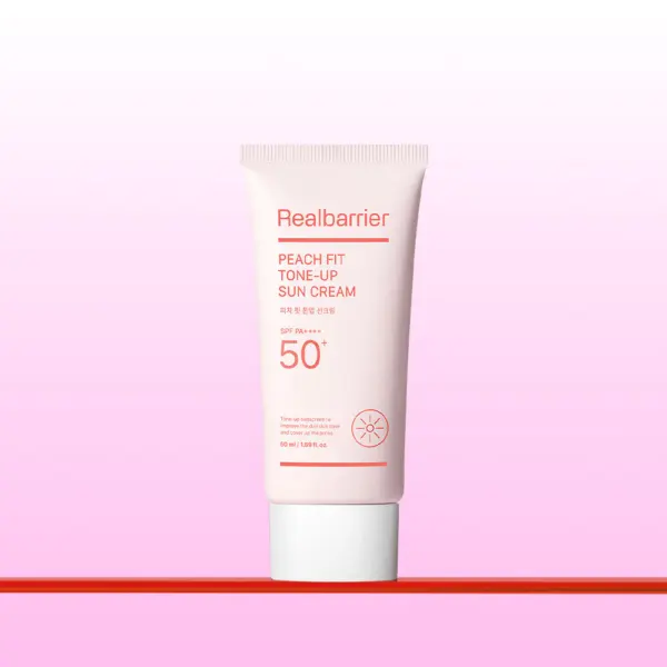 Real Barrier Peach Fit Tone-Up Sun Cream SPF50+ PA++++ 50ml