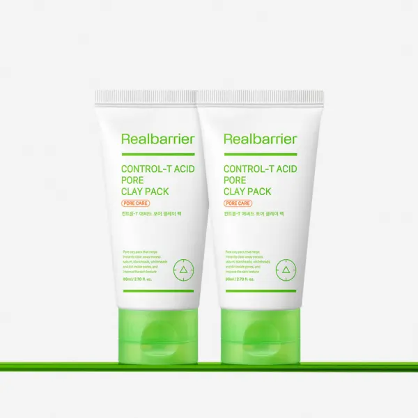 Realbarrier CONTROL-T ACID PORE CLAY PACK 80ml+80ml