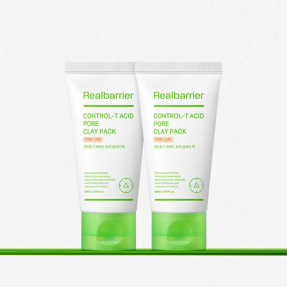 Realbarrier CONTROL-T ACID PORE CLAY PACK 80ml x 2 Detail