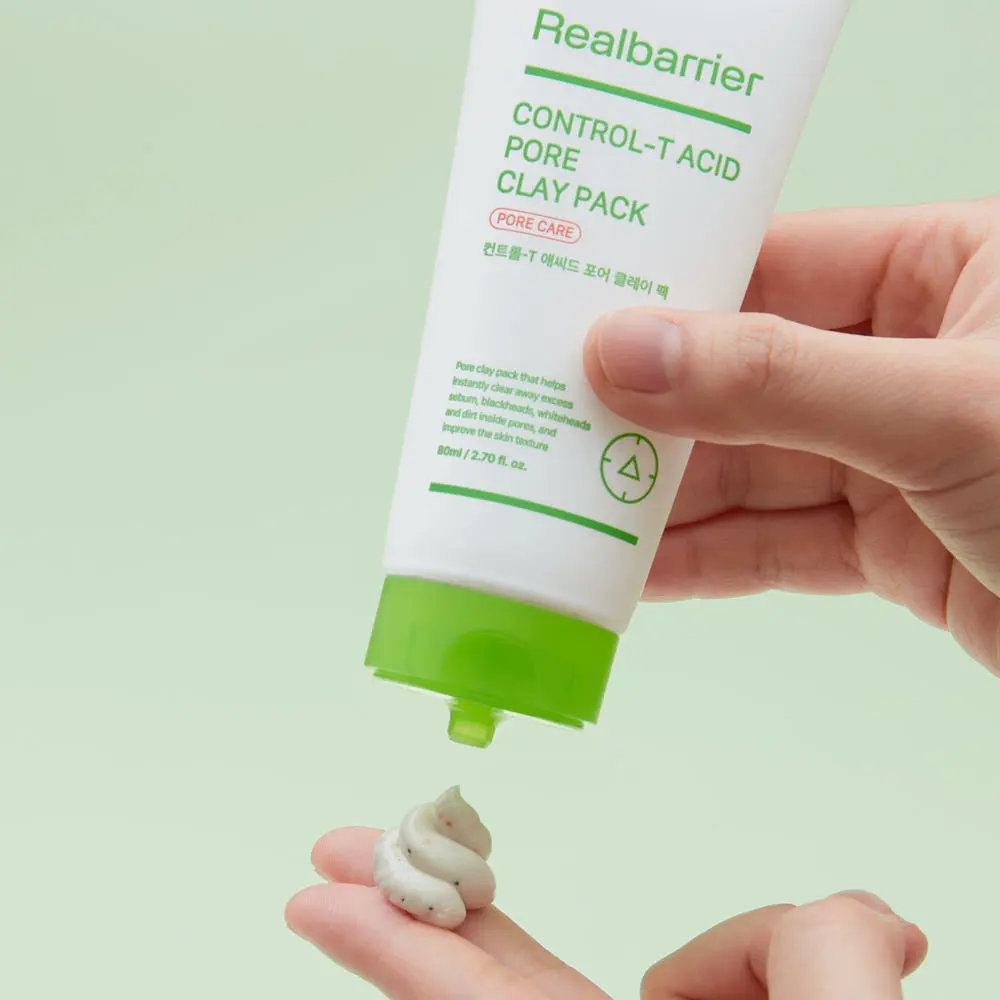 Realbarrier CONTROL-T ACID PORE CLAY PACK 80ml x 2 Detail