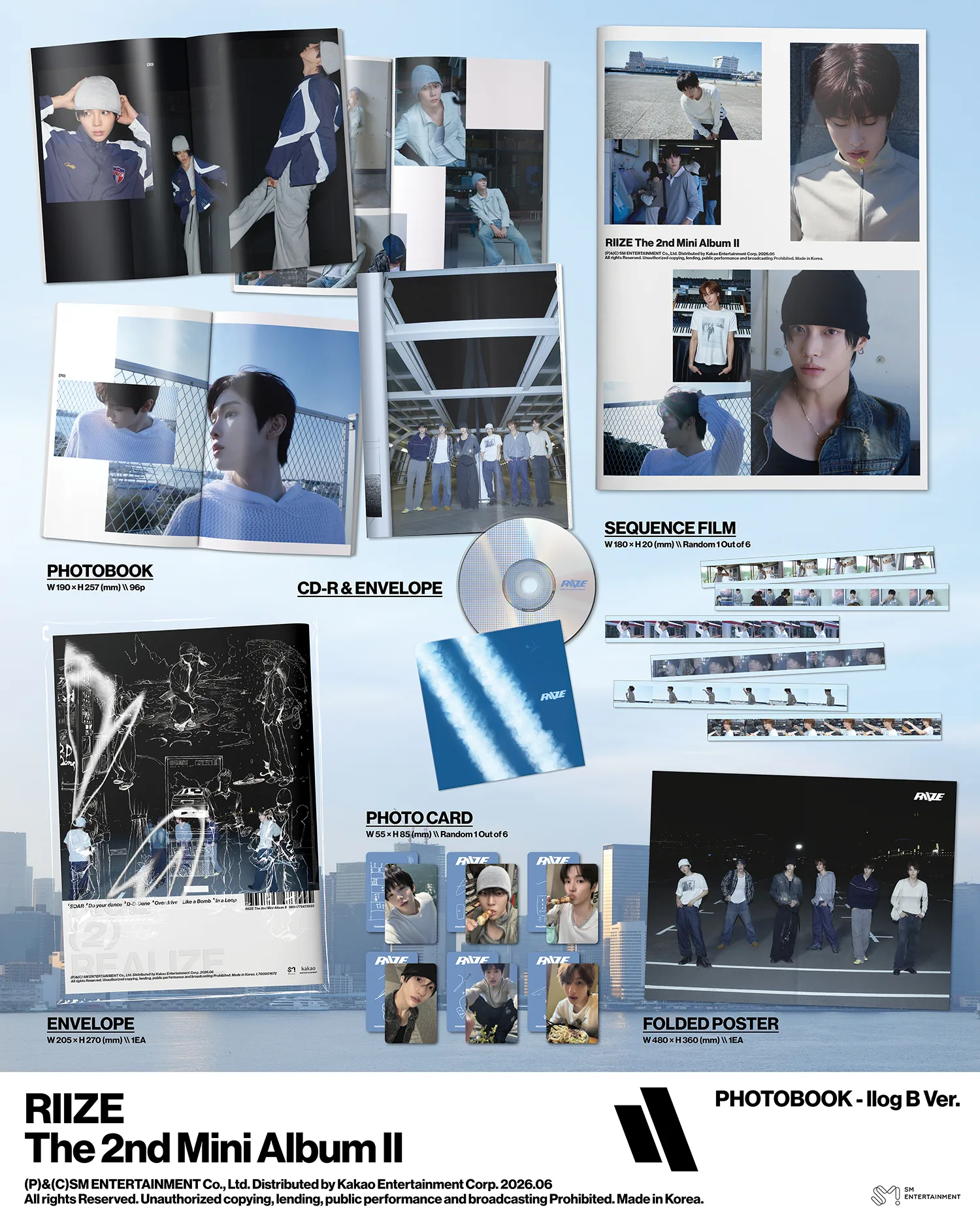 RIIZE The 2nd Mini Album II Photobook Version Detail